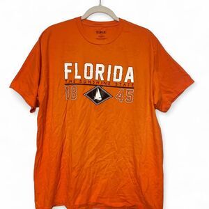 Florida 'The Sunshine State' Orange Sailboat Graphic Coastal Souvenir T-Shirt